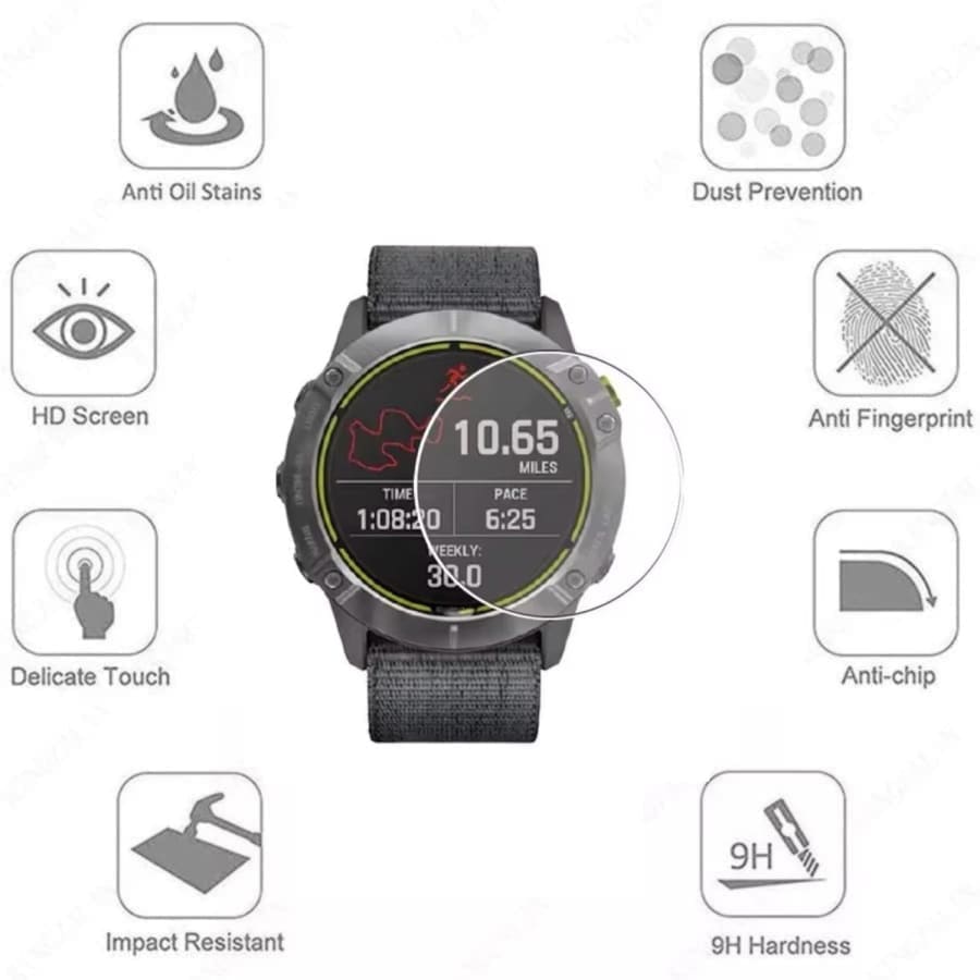 Garmin Enduro - Hydrogel Screen Protectors (Pack of 6)