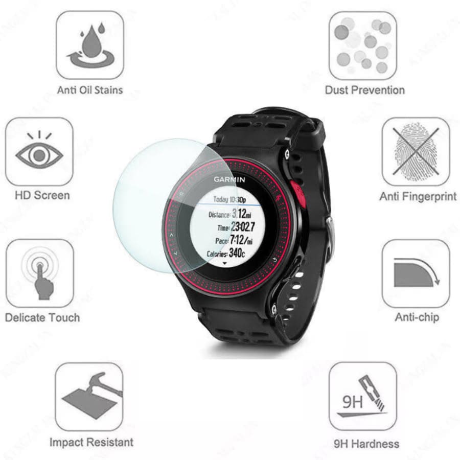 Screen Protectors for Garmin Forerunner 225 (Pack of 2)