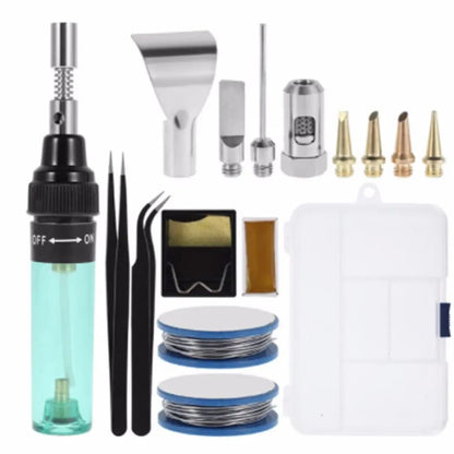 Gas Powered Soldering Iron Kit – 16 Piece
