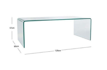 Glass Coffee Table | Ghost Coffee Table at online8 furniture store Auckland