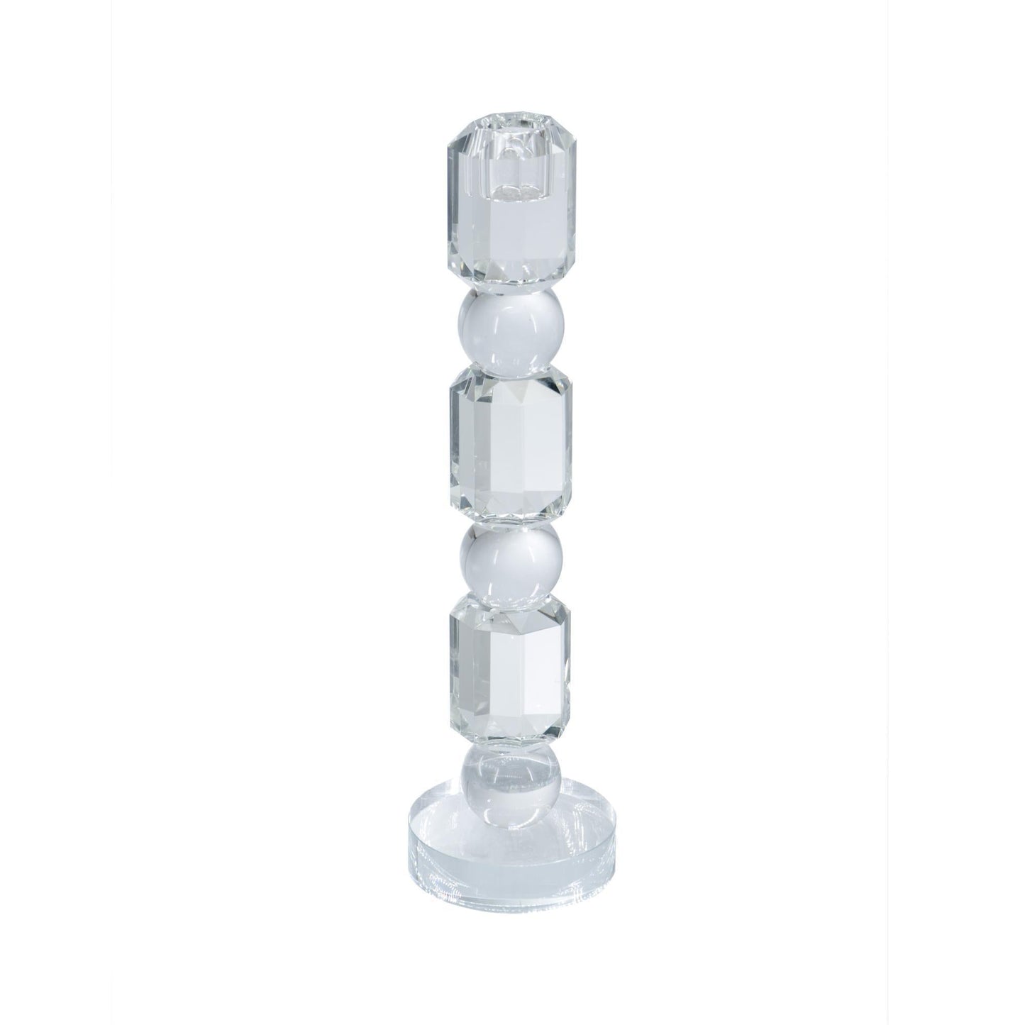 Glass Taper Candle Holder at online8 furniture store Auckland