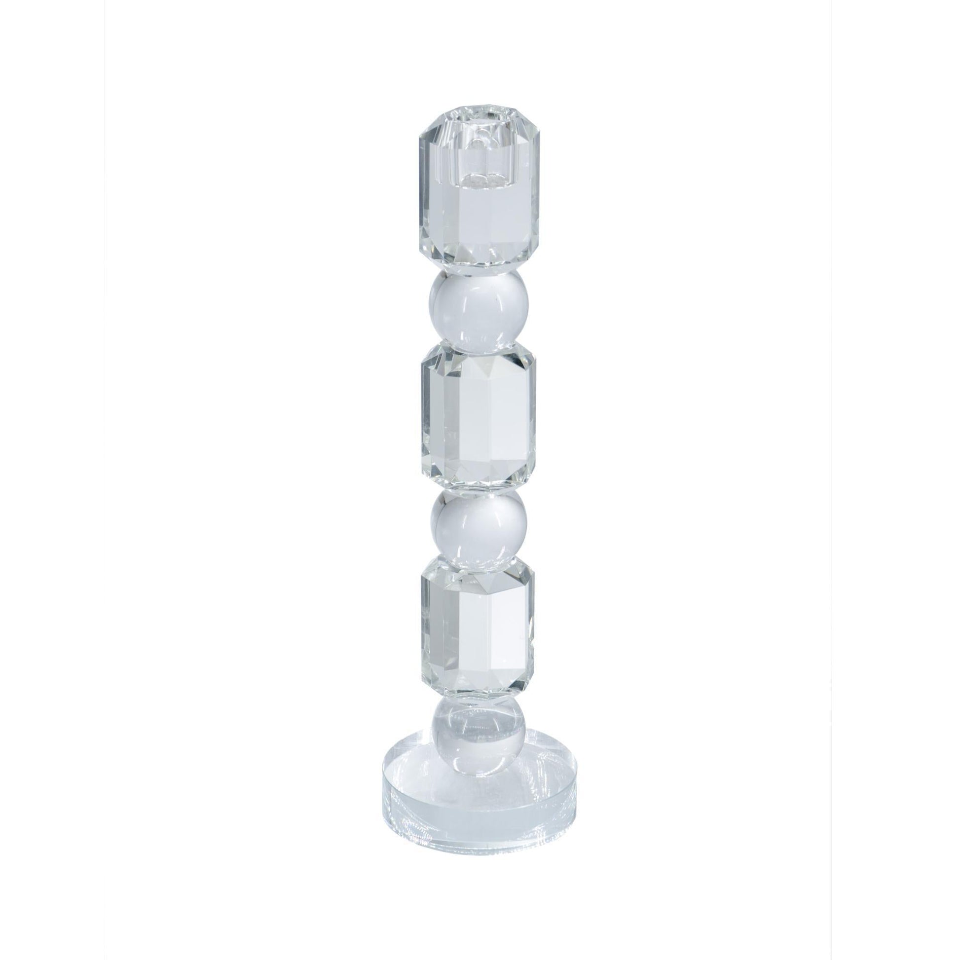 Glass Taper Candle Holder at online8 furniture store Auckland