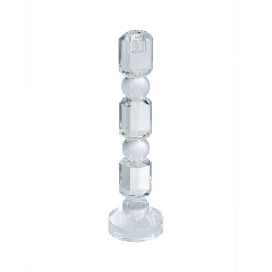 Glass Taper Candle Holder at online8 furniture store Auckland