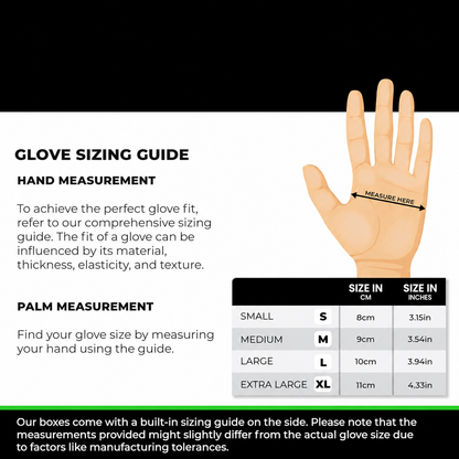 Disposable Nitrile Gloves Black 100 pcs