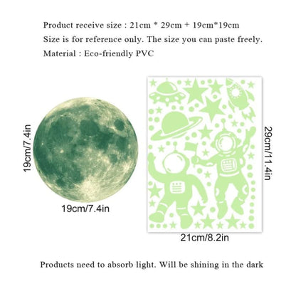 Glow in the Dark Space Themed Decals