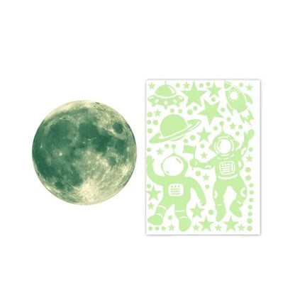 Glow in the Dark Space Themed Decals