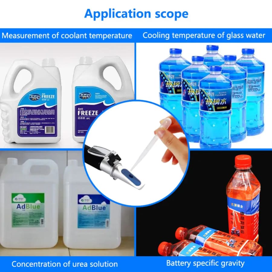 Refractometer - Engine Coolant Anti-freeze Urea Concentration