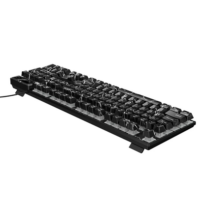 Wired Gaming Keyboard with RGB Rainbow Light & 6-Key Anti-Ghosting (GM701)