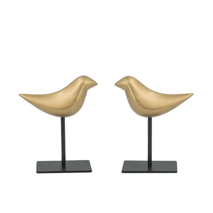 Gold Bird Set of 2 at online8 furniture store Auckland