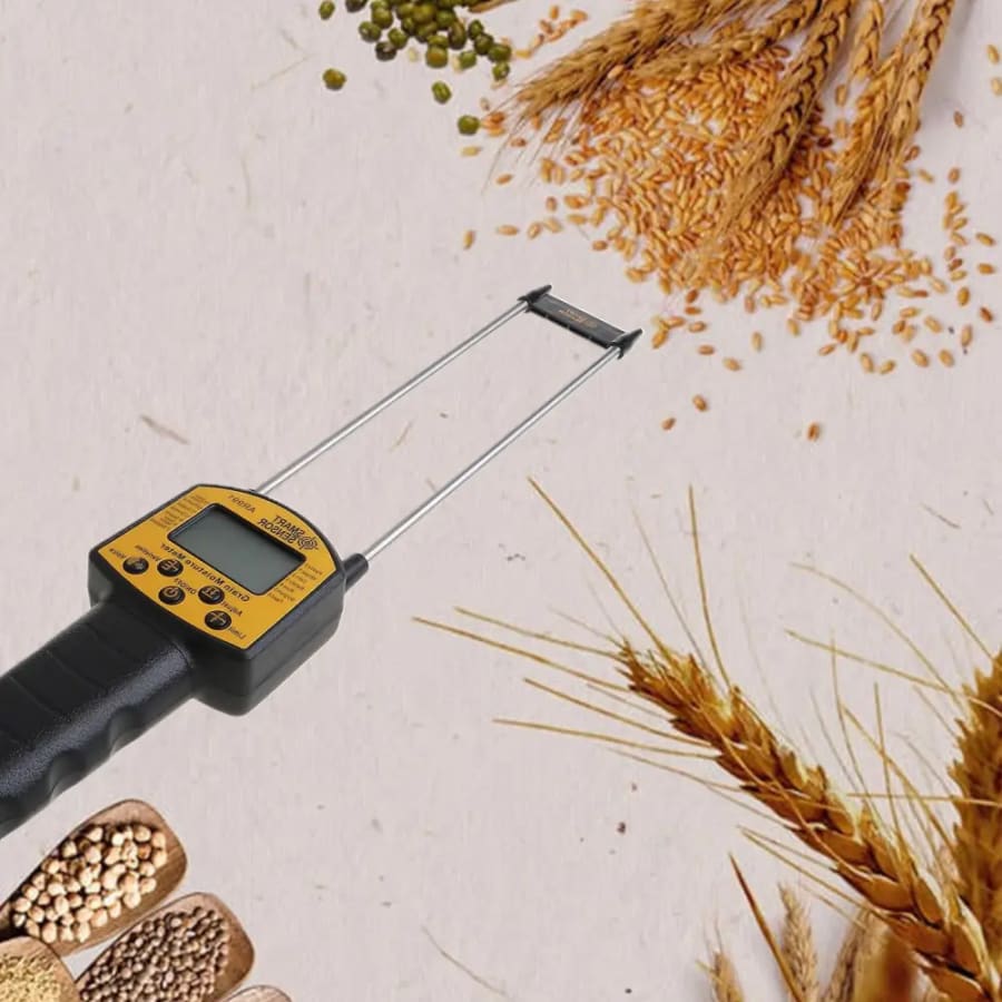 Grain Moisture Meter - For Corn Wheat Rice Bean Wheat Flour Fodder Rapeseed