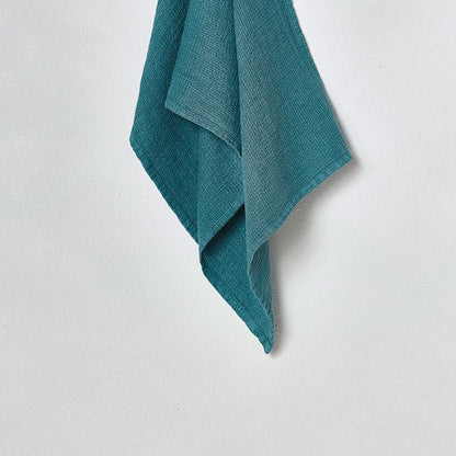 Stone Wash Linen Waffle Bath Sheet