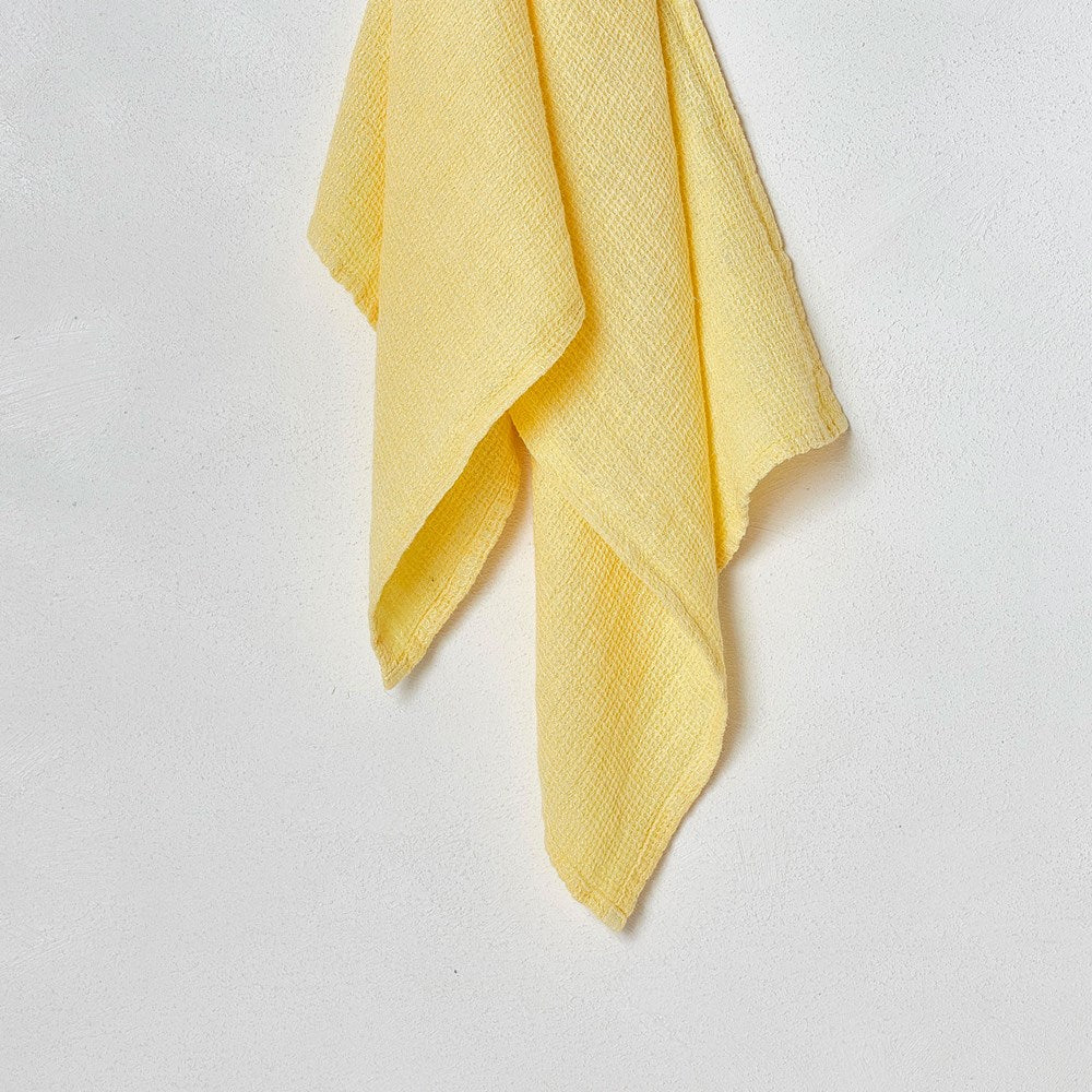 Stone Wash Linen Waffle Hand Towel