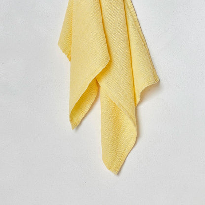 Stone Wash Linen Waffle Hand Towel