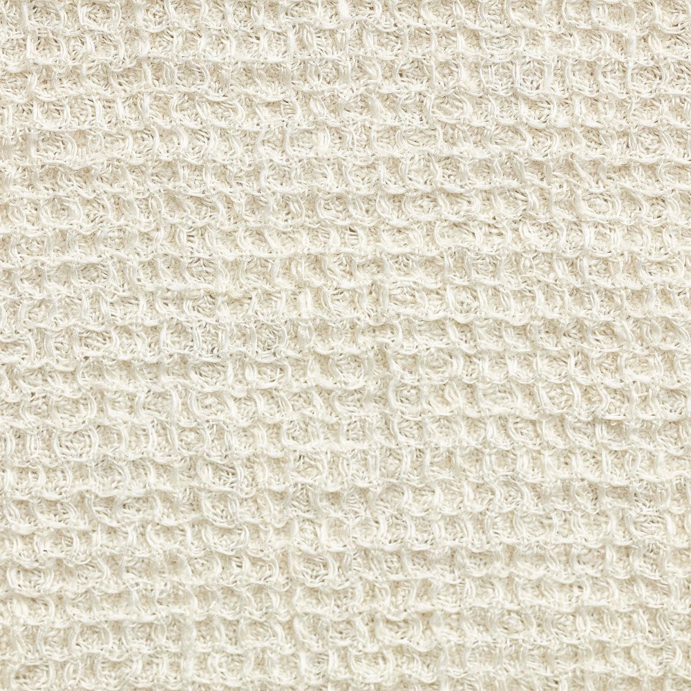 Stone Wash Linen Waffle Bath Sheet