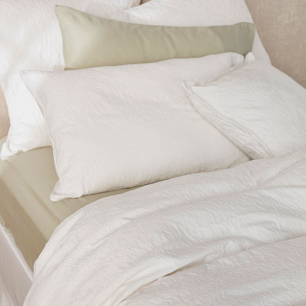 Isabella Cotton Damask Duvet Cover