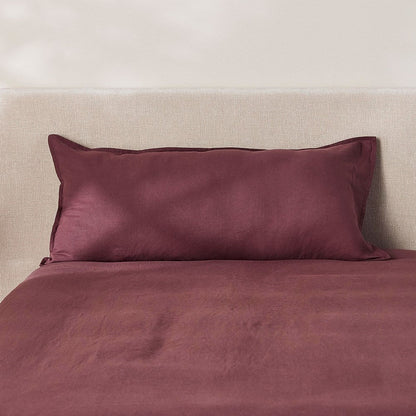 Pure Linen Bolster Pillow Cover