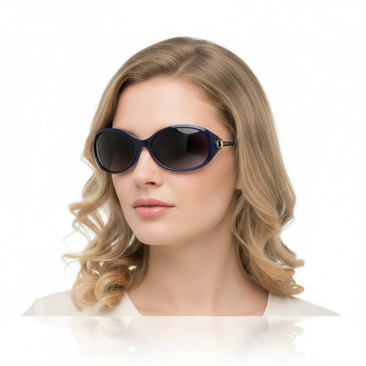 Polarized Gradient Lens Sunglasses 2515C4 BLUE