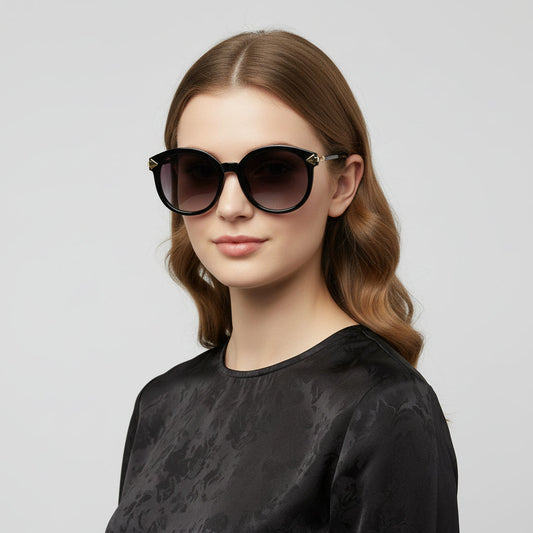 Polarized Gradient Lens Sunglasses 2529C2 BLACK