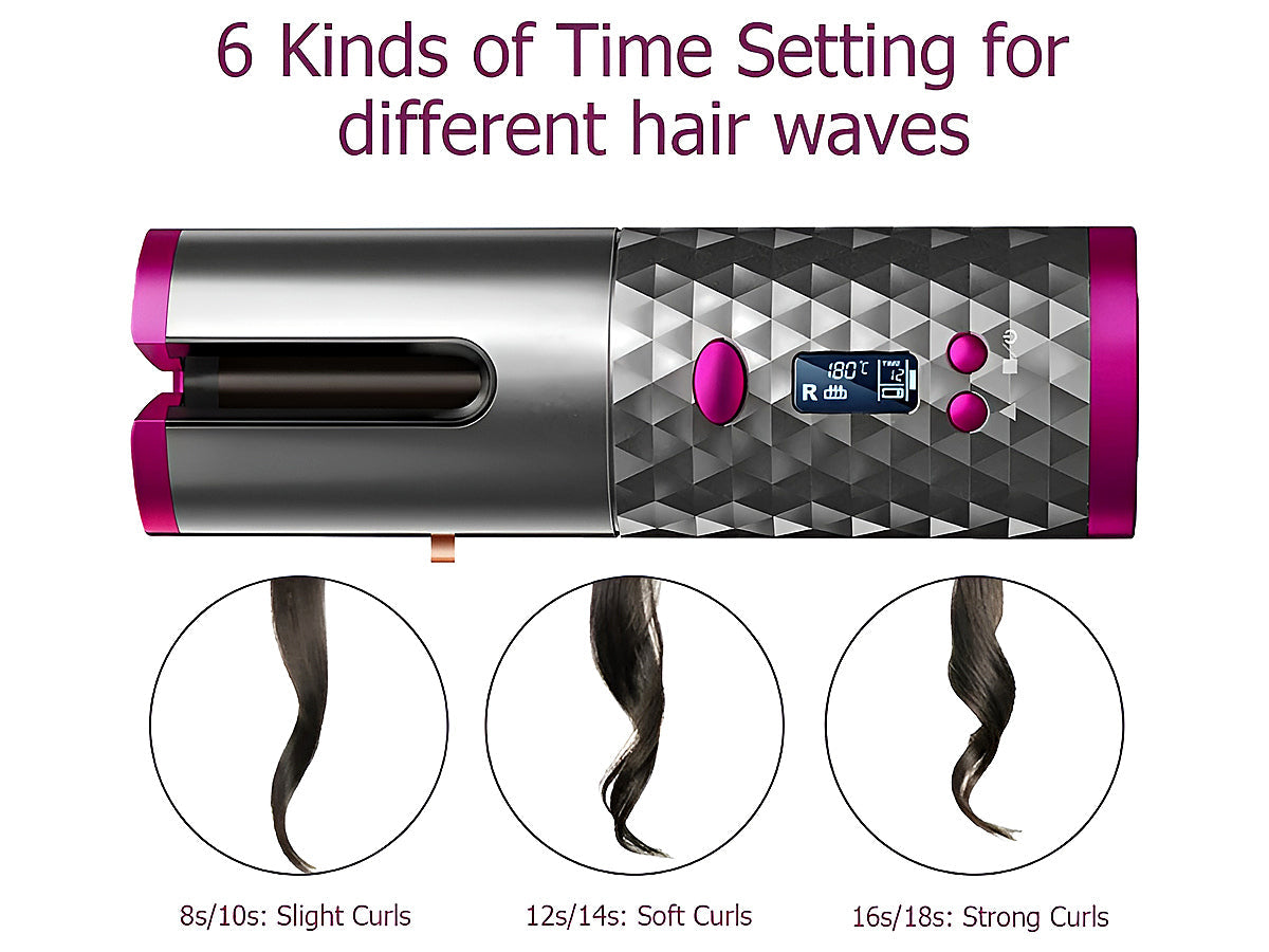 Hair Curler Cordless Automatic