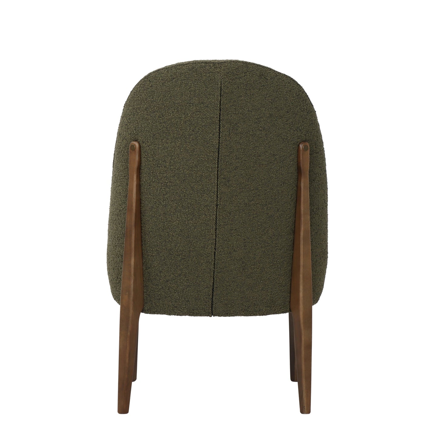 Hamberg Boucle Dining Chair - Olive at online8 furniture store Auckland