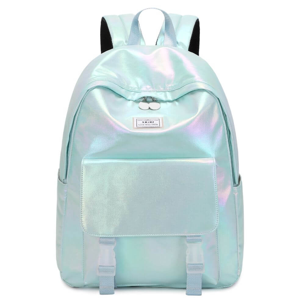 Pink & Blue Girls School Bags & Backpacks - Holographic