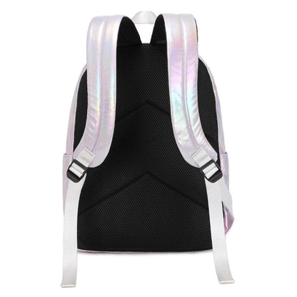 Pink & Blue Girls School Bags & Backpacks - Holographic