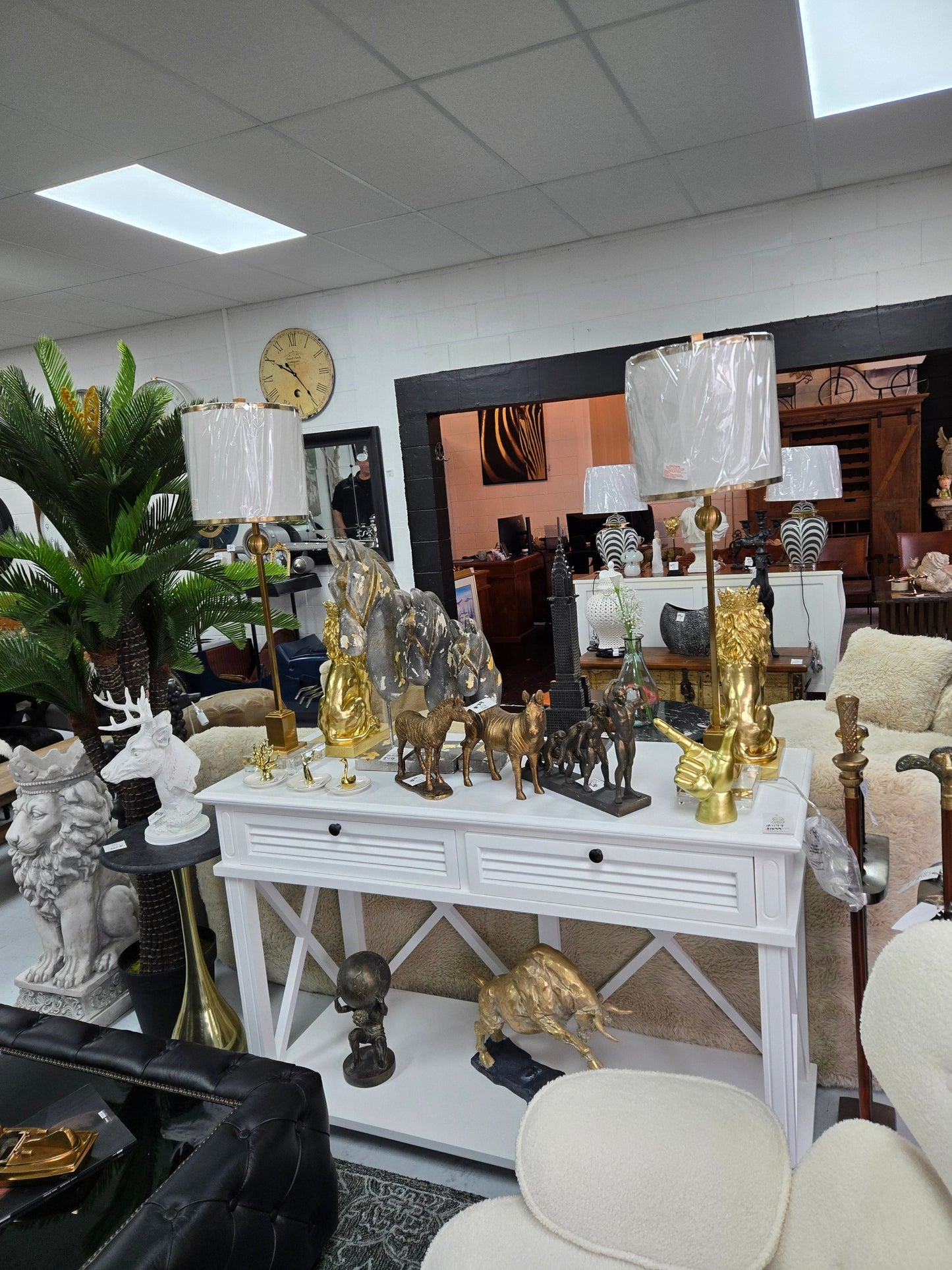 Harriet Table Lamp - 85cm at online8 furniture store Auckland