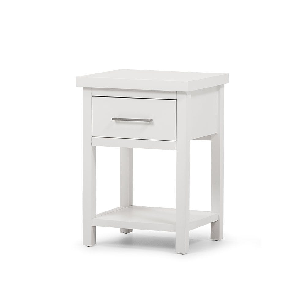 Helen Bedside Table White at online8 furniture store Auckland