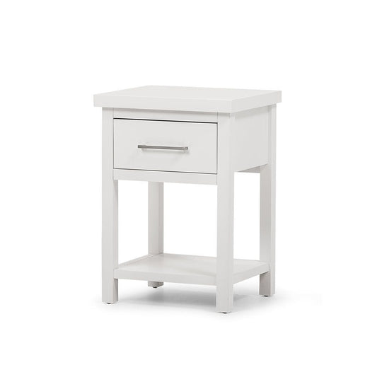 Helen Bedside Table White at online8 furniture store Auckland