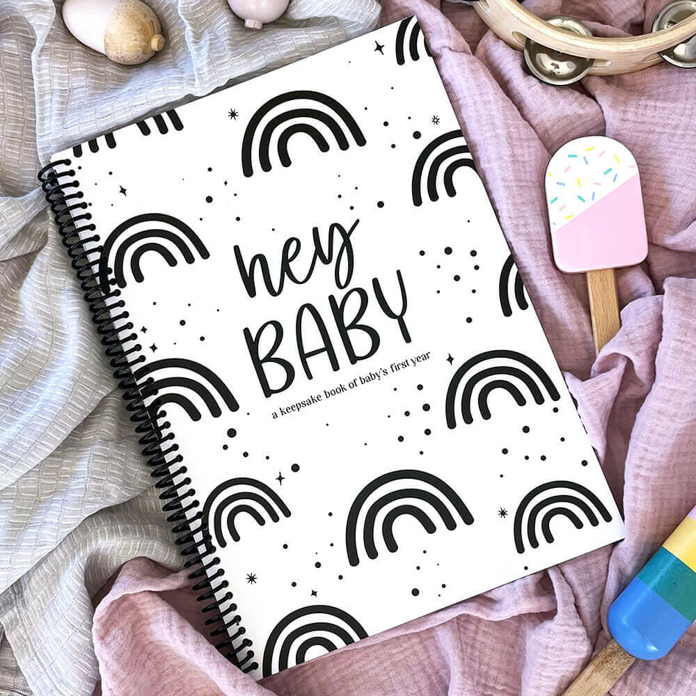 Hey Baby - A Baby Milestone Book