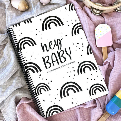 Hey Baby - A Baby Milestone Book
