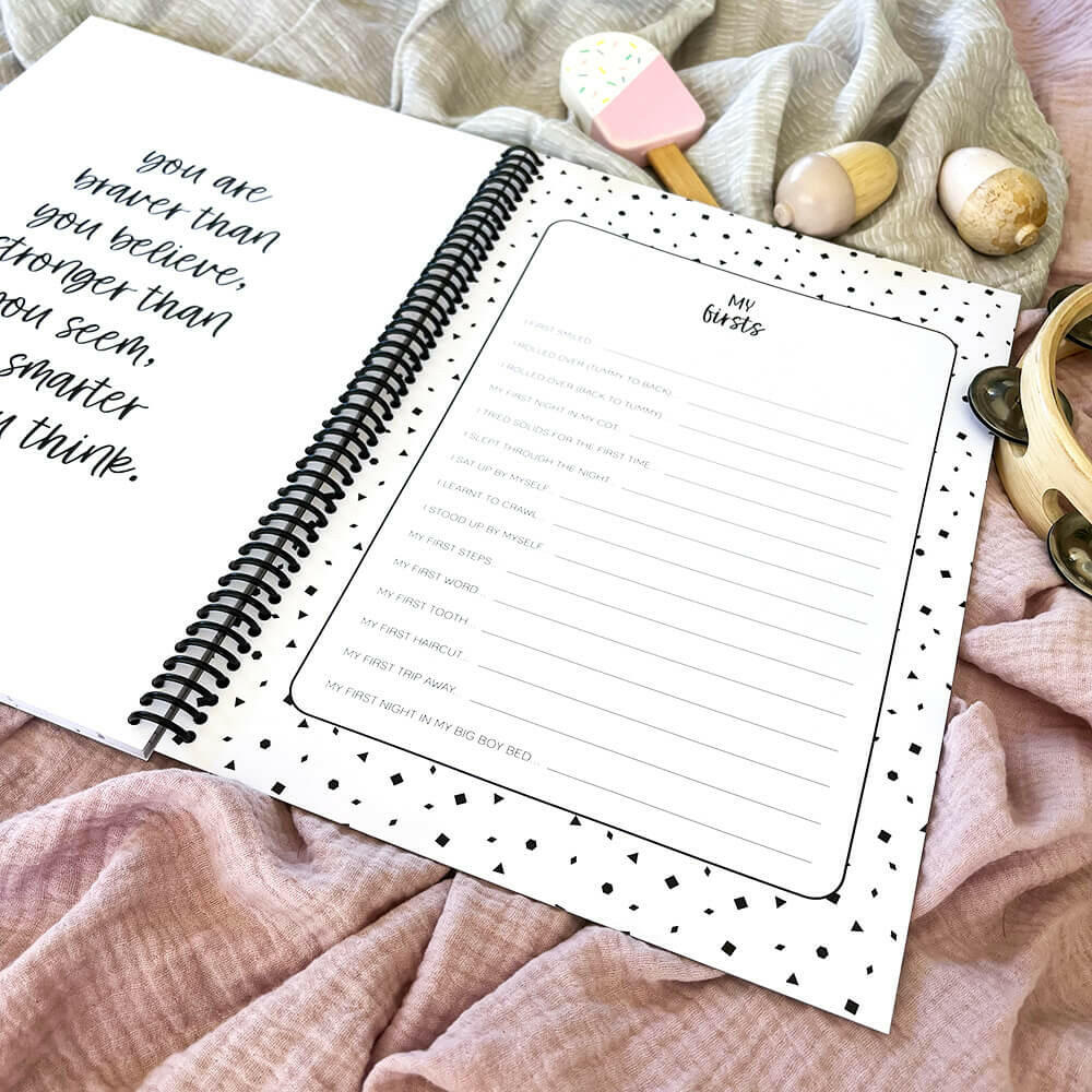 Hey Baby - A Baby Milestone Book