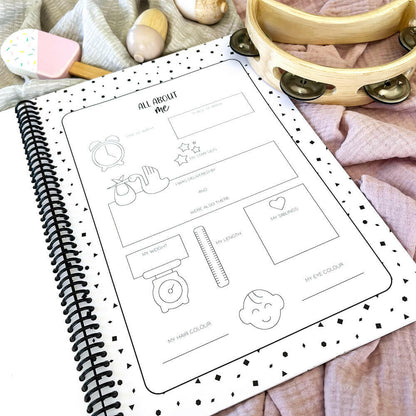 Hey Baby - A Baby Milestone Book