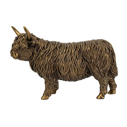 Highland Cattle Statue at online8 furniture store Auckland
