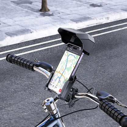 Hoco Bike Phone Holder Bicycle / Motorbike Phone Holder with Sun Shade