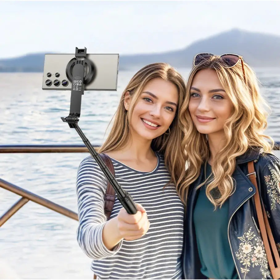 Hoco Bluetooth Selfie Stick With 1.5m Tripod Magnetic Phone Holder (K25)