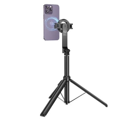Hoco Bluetooth Selfie Stick With 1.5m Tripod Magnetic Phone Holder (K25)