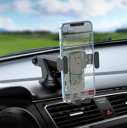 Hoco CA104 Car Phone Holder | Adjustable 60–85mm Clamp for 4.5–7 Inch Phones