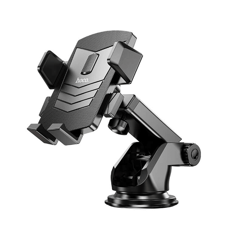 Hoco CA83 Car Phone Holder 4.5–7 Inch | Strong Clamp Dashboard & Windshield Mount