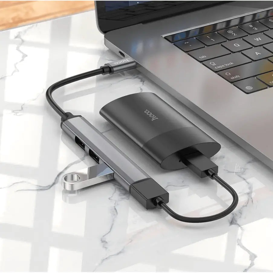 4 in 1 Type C to USB Hub (HB26)