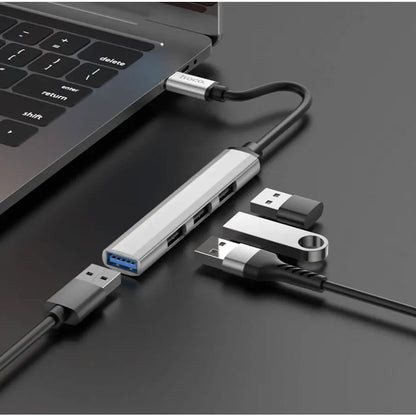 4 in 1 Type C to USB Hub (HB26)