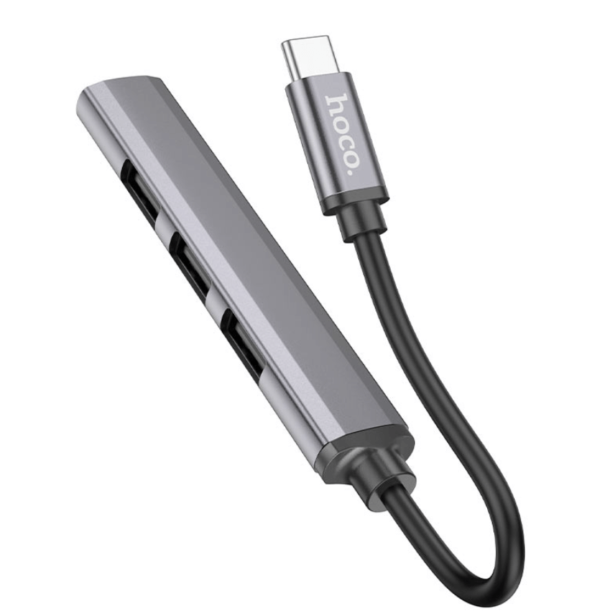 Hoco HB26 4 in 1 Type C to USB Hub NZ
