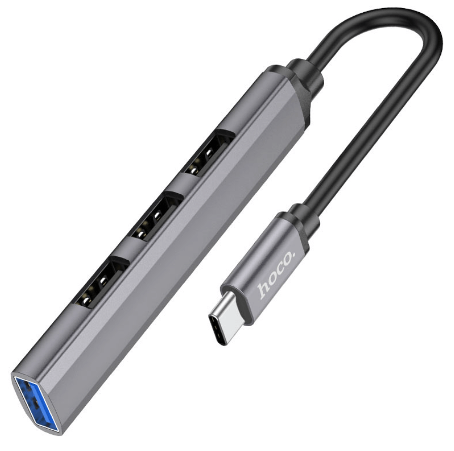 Hoco HB26 4 in 1 Type C to USB Hub NZ