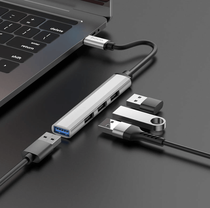 Hoco HB26 4 in 1 Type C to USB Hub NZ