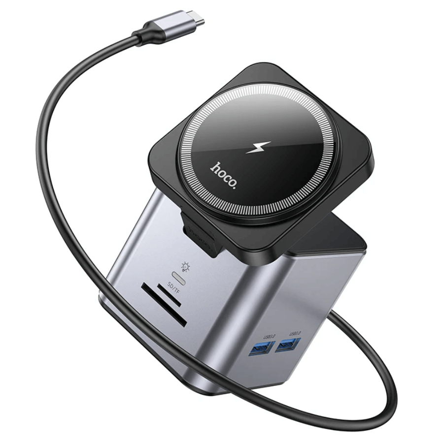 Hoco PD 100W 9 in 1 USB-C Multi Function Docking Station NZ – HB49