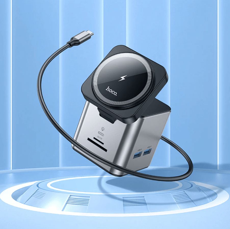 Hoco PD 100W 9 in 1 USB-C Multi Function Docking Station NZ – HB49