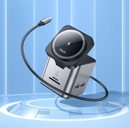 Hoco PD 100W 9 in 1 USB-C Multi Function Docking Station NZ – HB49