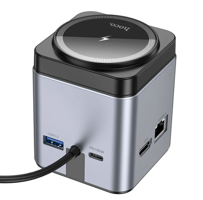 Hoco PD 100W 9 in 1 USB-C Multi Function Docking Station NZ – HB49