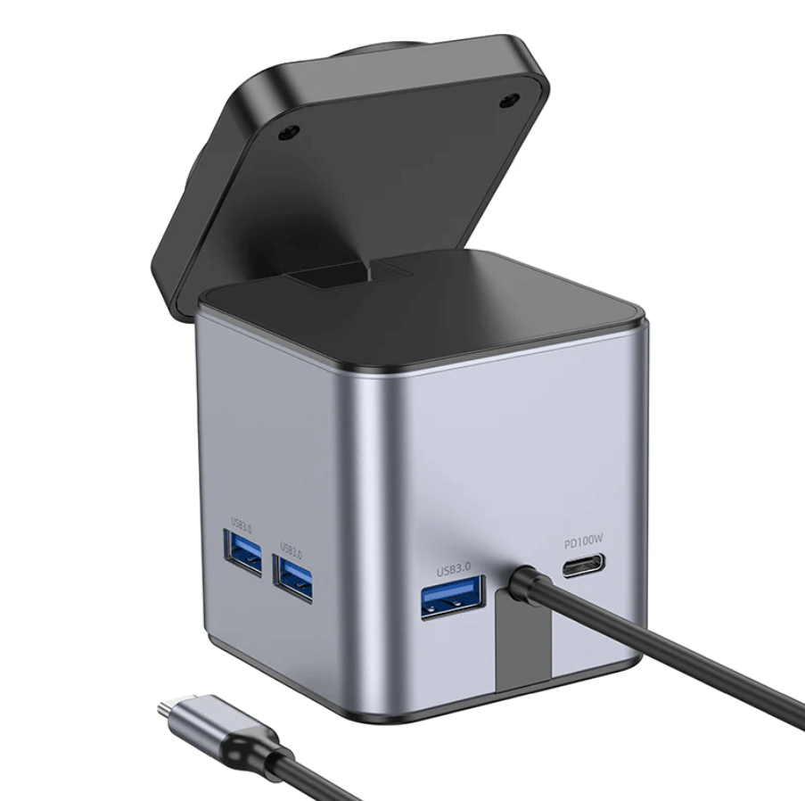Hoco PD 100W 9 in 1 USB-C Multi Function Docking Station NZ – HB49