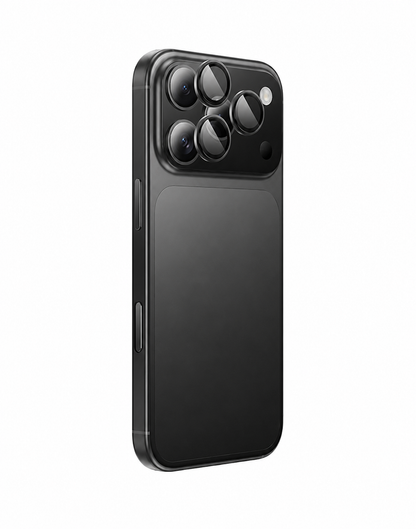 Hoco iPhone 17 Pro Max Ultra HD Camera CSG Anti Glare Lens Protector with Metallic Ring (V14)